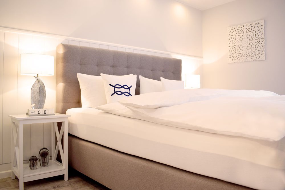 Schlafzimmer Detail - Nordlicht Suite